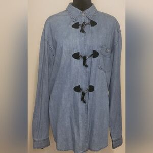 Denim Toggle Women's Jacket